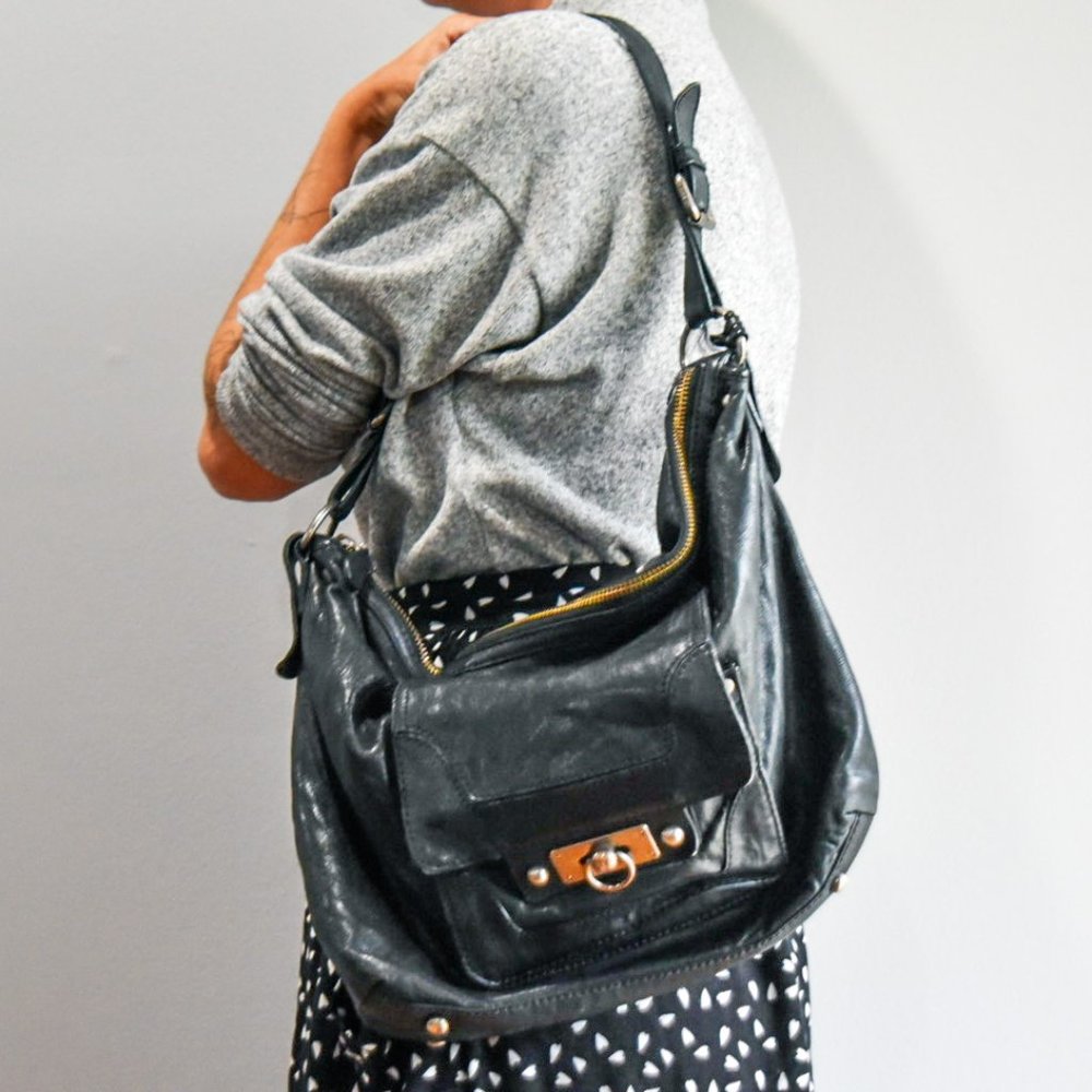 Frye Cameron Hobo Bag Black